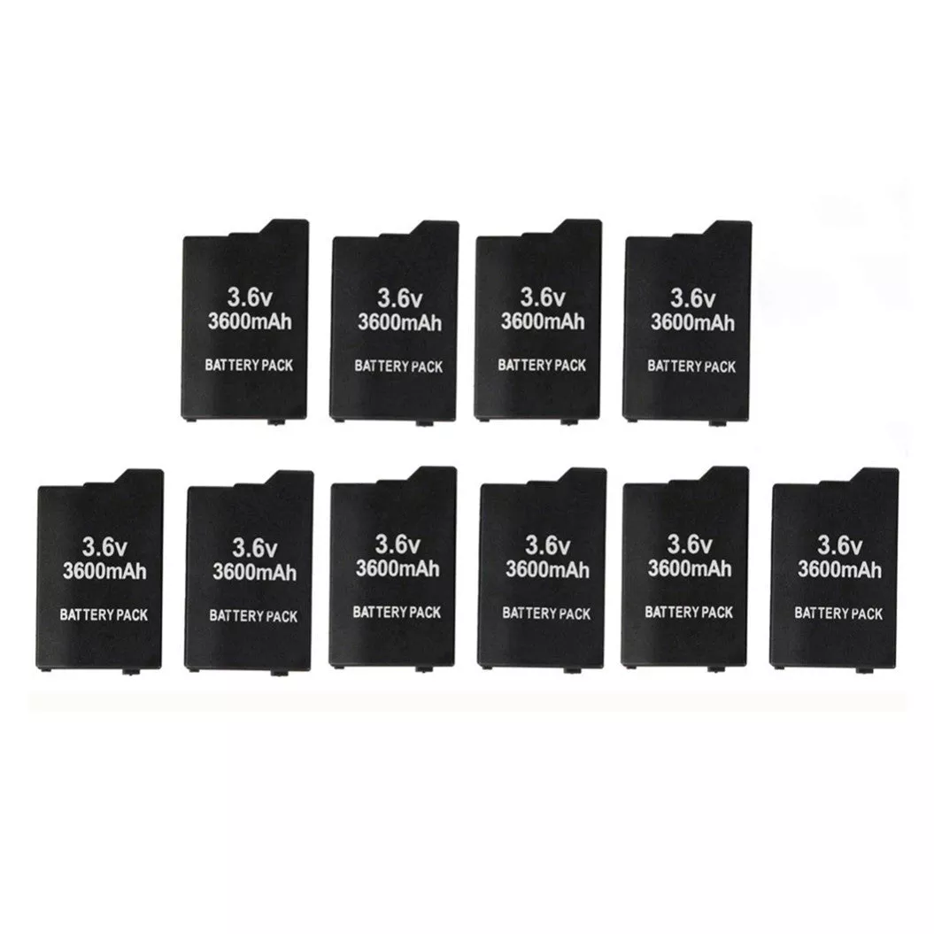 10PCS 3.6V 3600mAh Replacment Battery For Sony PSP2000 PSP3000 Gamepad Controller