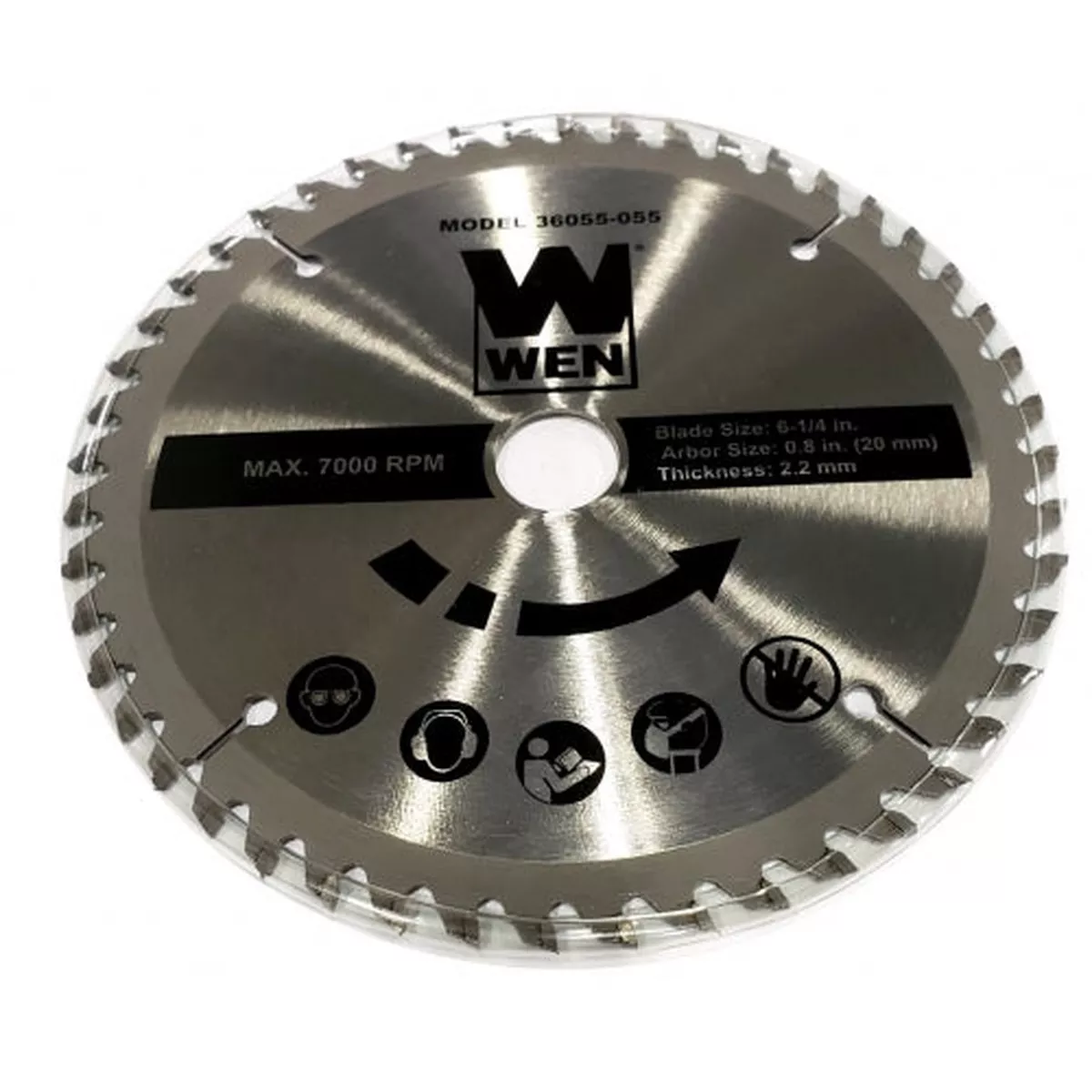 [36055-055] 6-1/4″ Blade (20mm Arbor Size) for WEN 36055