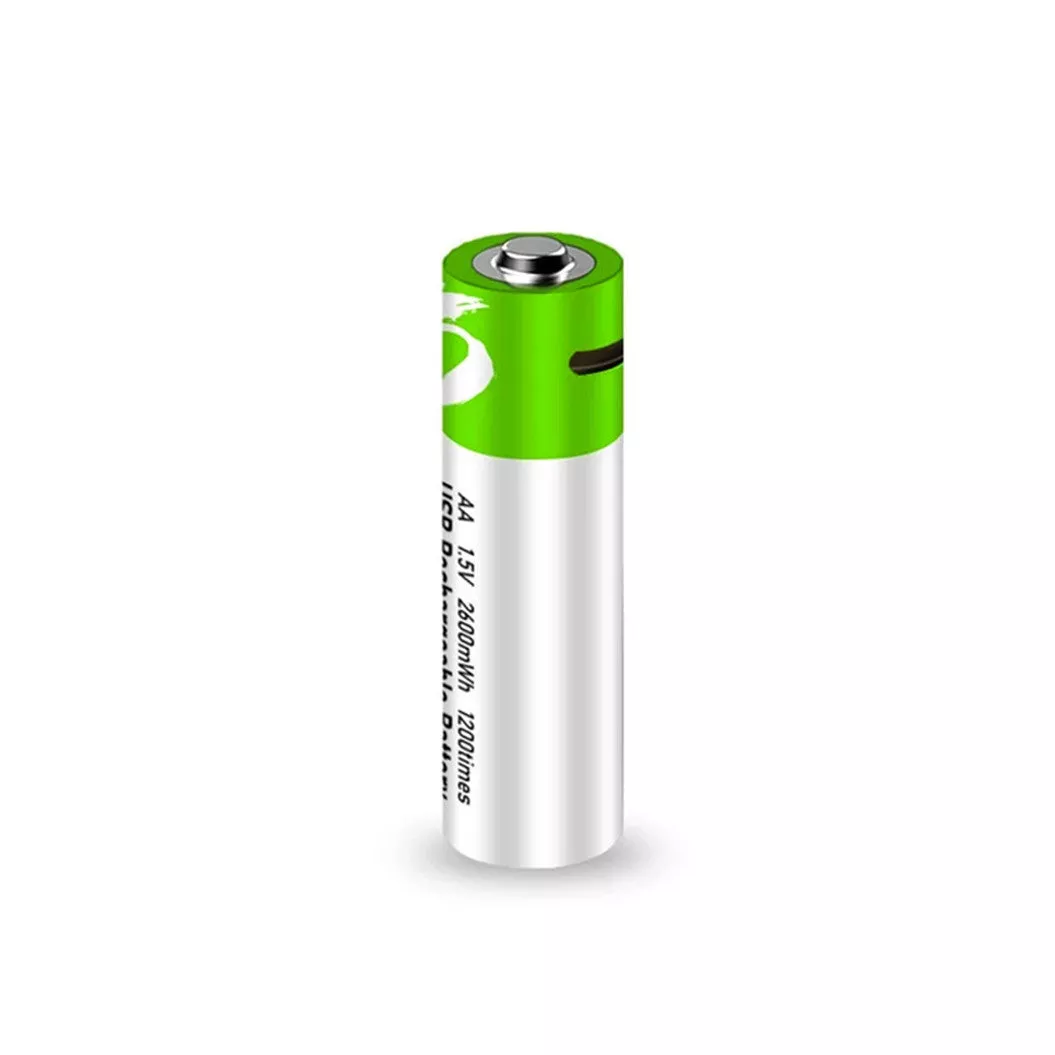 4 pieces 1.5 V AA 2600 mWh battery remote control mouse fan electric toy battery electric with 1 x box, 2 pieces of cable