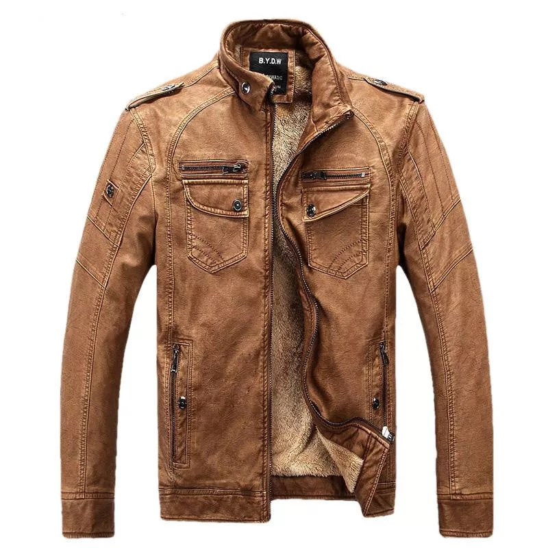 "The Pilot" Motoring and Motorcycle Street Wear Exclusive Leather Jacket Blue