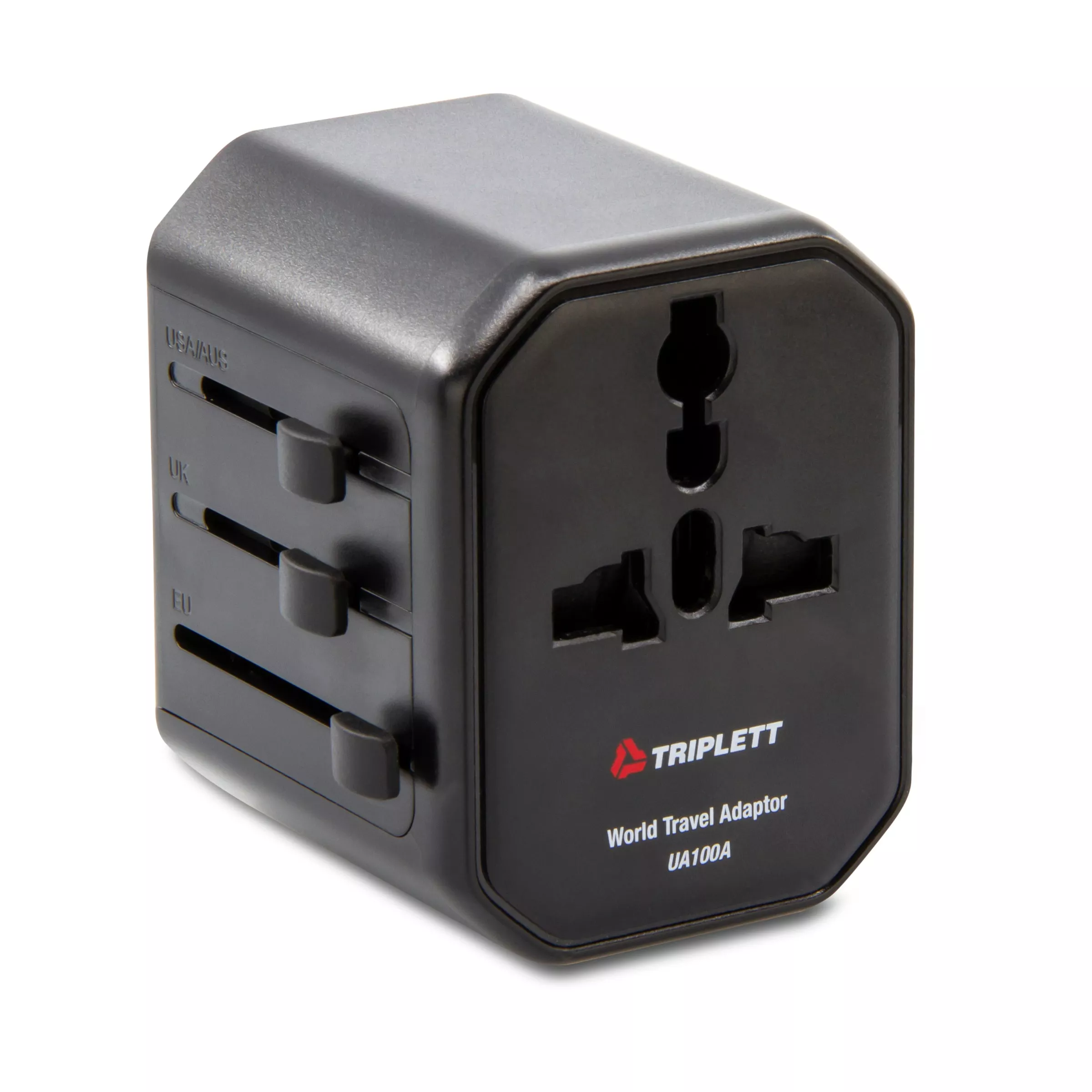 World Travel Adapter with USB-A and USB-C (10A, 2500W) - (UA100A)