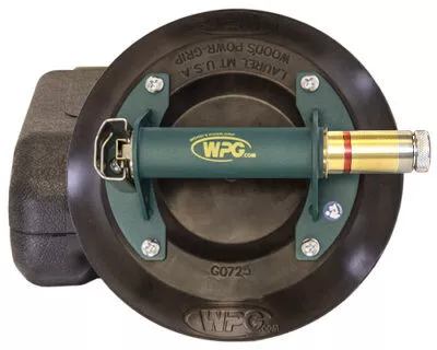 WPG 9" Hand Cup for Flat Surfaces with Low Vacuum Audio Alarm, Metal Handle Vacuum Cups