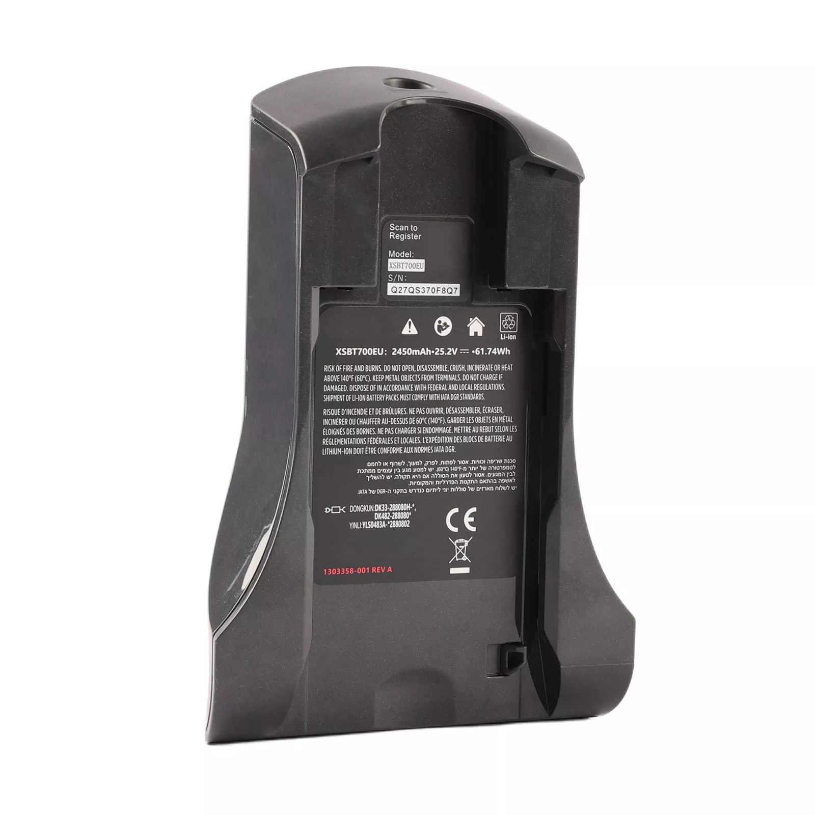 XSBT700 Replacement Battery For Shark Cordless Vacuum Cleaner 3000mAh 25.2V
