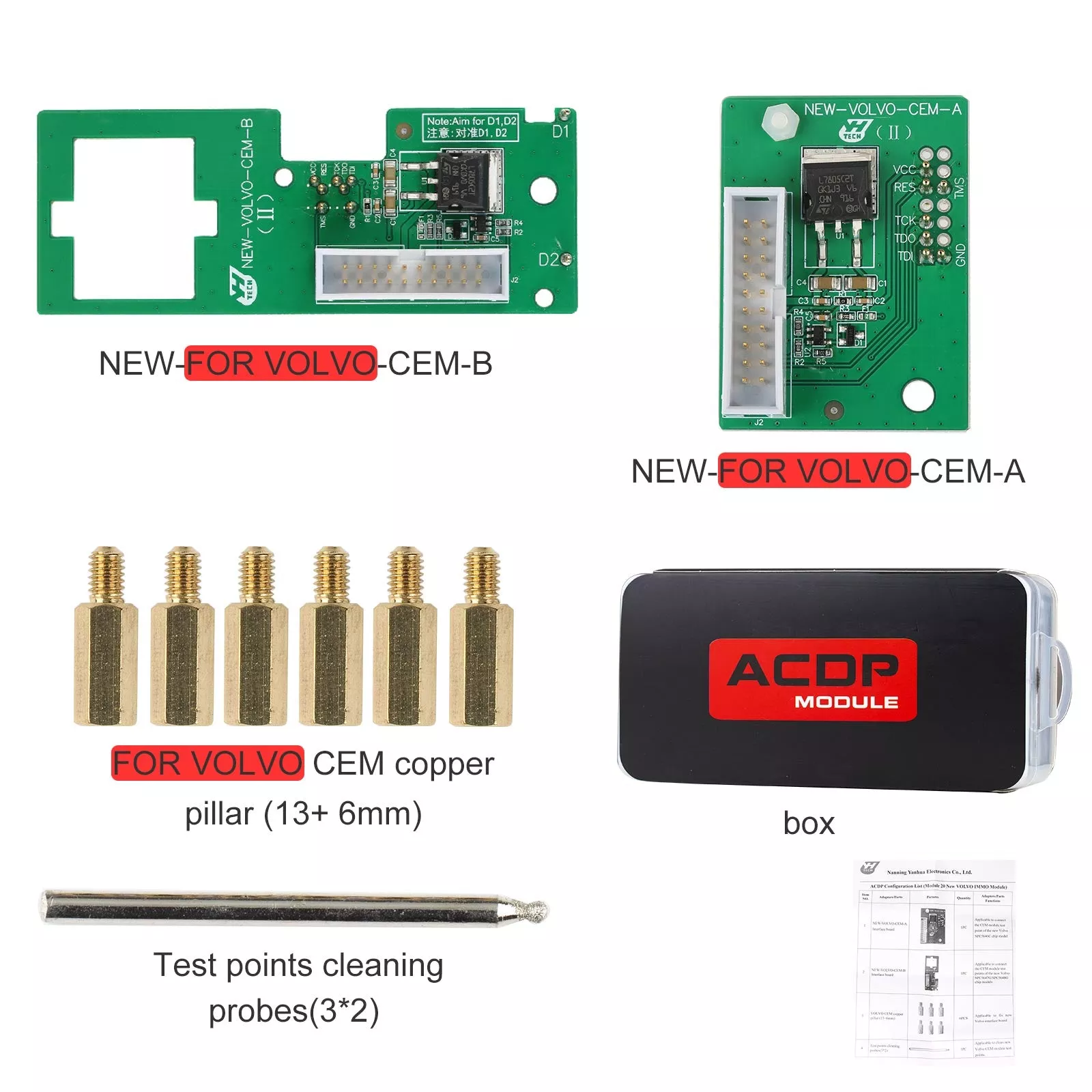 Yanhua Mini ACDP Module20 with License A302 for New Volvo CEM Key Programming